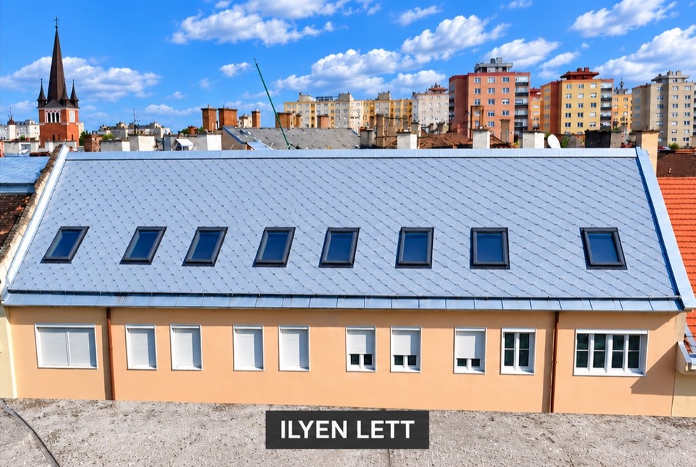 Utána – társasházi tető lemezfedése